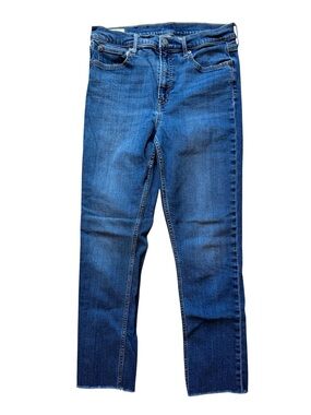 GAP Womens Slim Straight Denim Jeans Vintage Slim High Rise Jeans size 31 Long